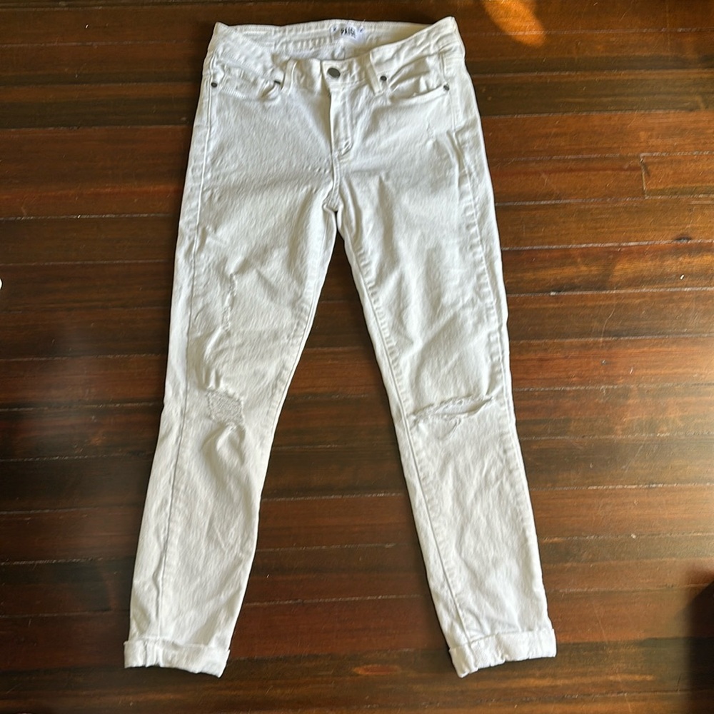 Paige white jeans size 27